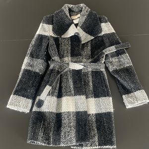 MICHAEL Plaid Coat